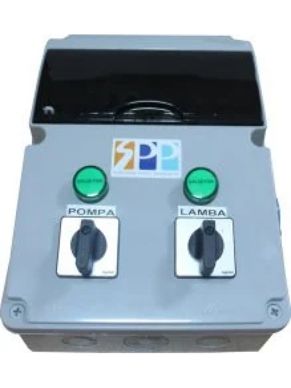 1 Grup Pompa-1 Grup Lamba (10 adet lamba) Monofaze Elektrik Kumanda Panosu&hellip;