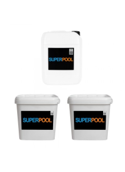Superpool Toz Klor - Yosun Önleyici - Toz ph Düşürücü 